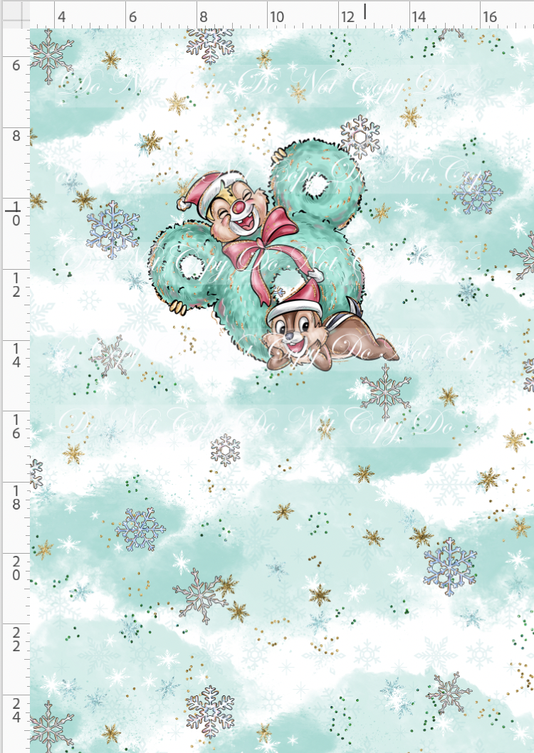 Advent Christmas Collection-panel-blue-chipmunk-child