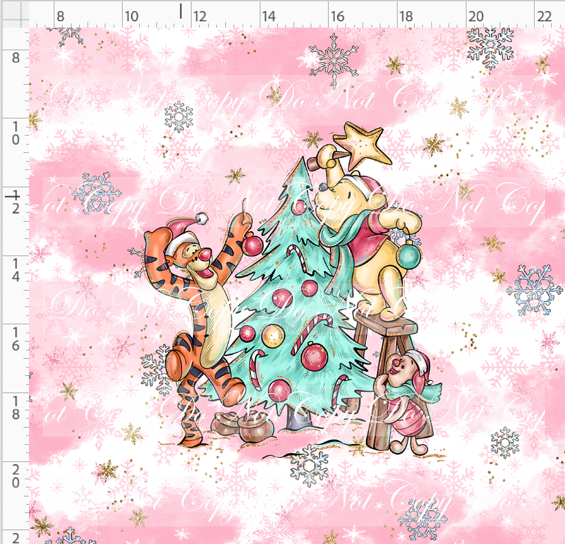 Advent Christmas Collection-panel-pink-bear crew-adult
