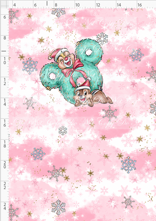 Advent Christmas Collection-panel-pink-chipmunk-child