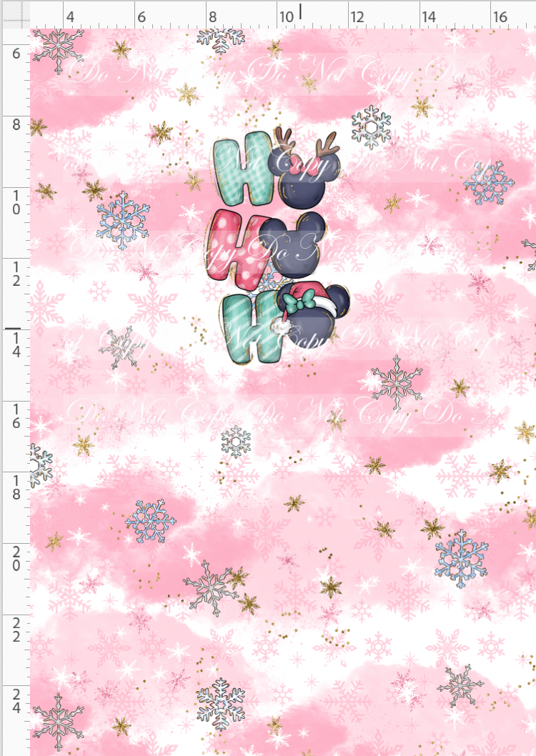 Advent Christmas Collection-panel-pink-hoho-child