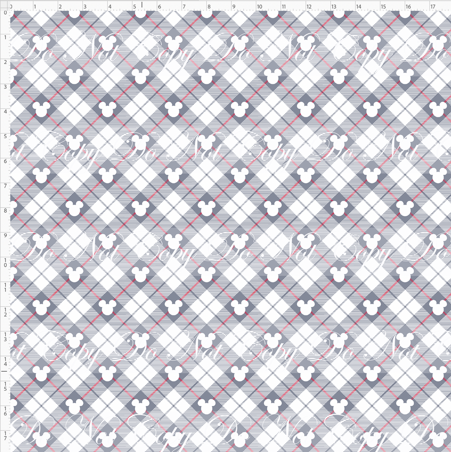 Advent Christmas Collection-plaid-regular scale