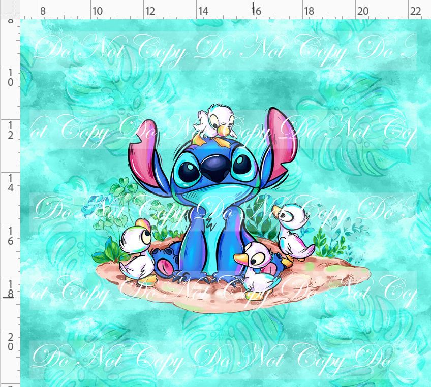 Aloha Adventures-Panel-626-ducks-Teal-adult