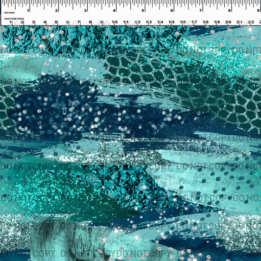 Endless Essentials: Kammieland Signature Strokes - Teal Navy