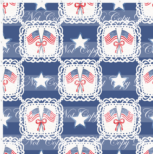 American Heritage - Flags and Stars - Small scale