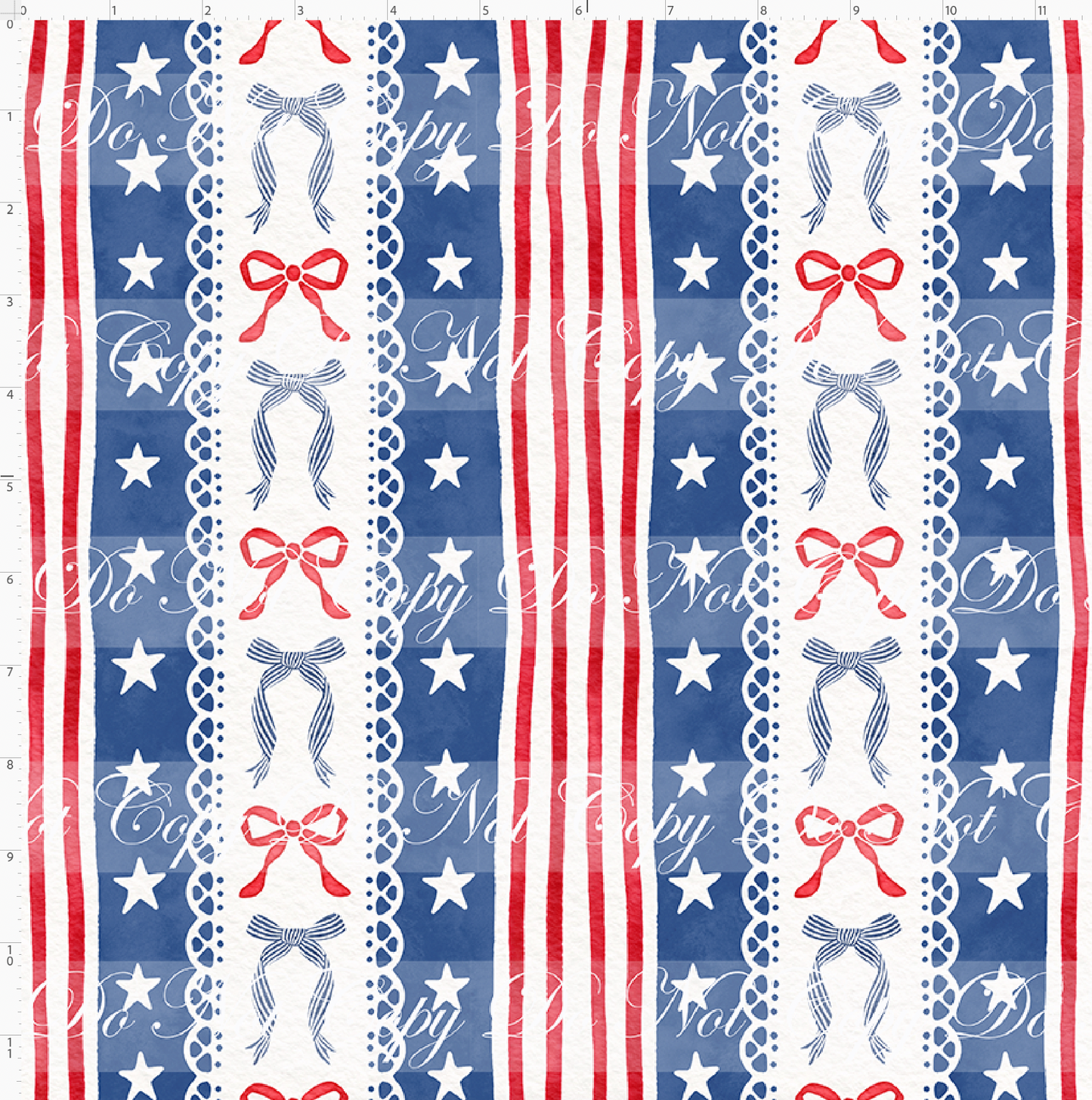 American Heritage - Vertical stripe - regular scale