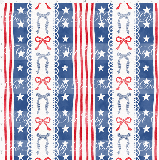 American Heritage - Vertical stripe - regular scale