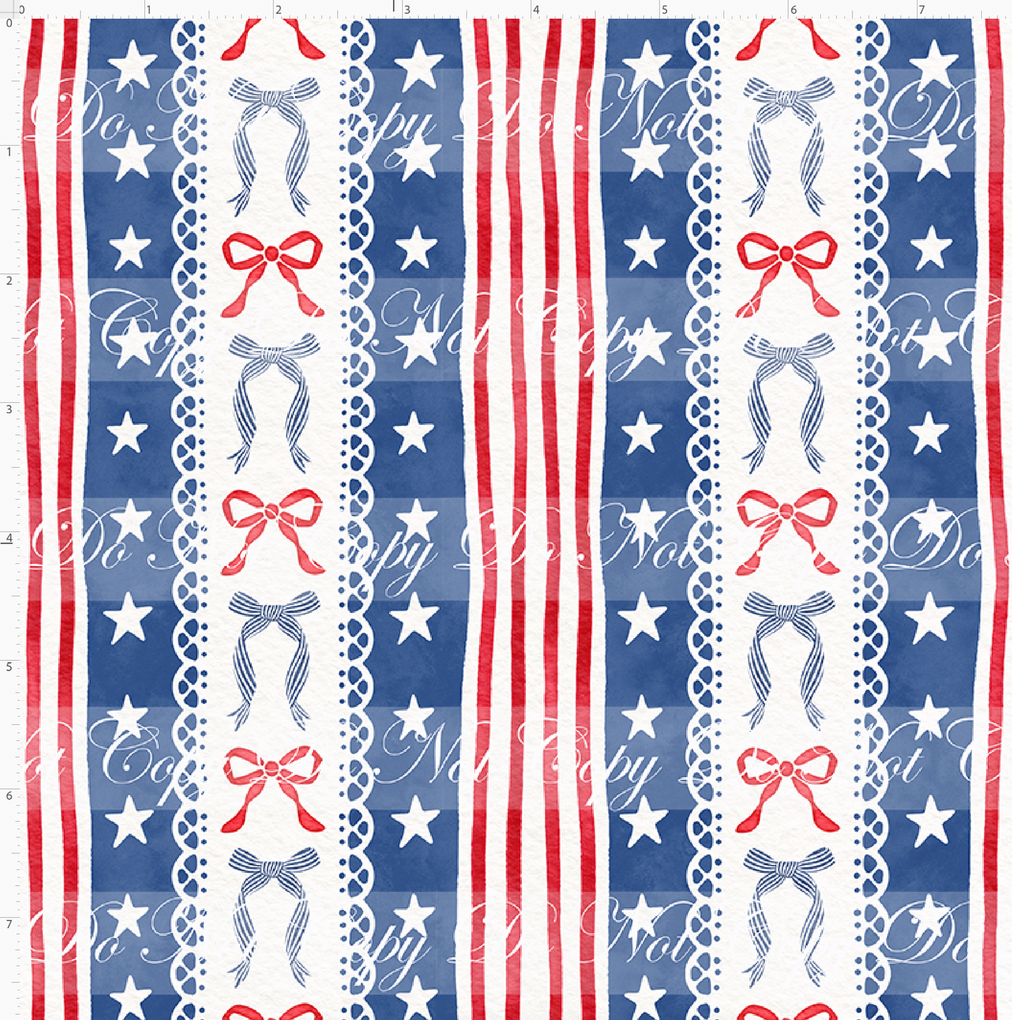 American Heritage - Vertical stripe - small scale