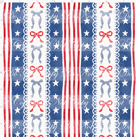 American Heritage - Vertical stripe - small scale