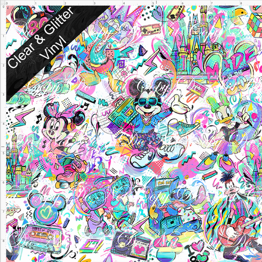 Artistic 80s-Main-Regular Scale- CLEAR & GLITTER VINYL