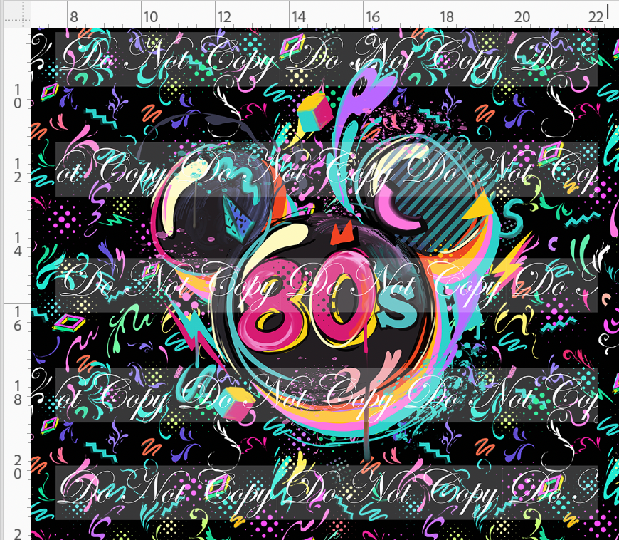 Artistic 80s-Panel-Black-80s balloon-adult