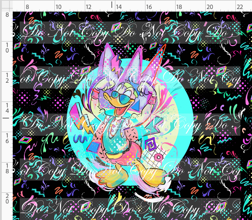 Artistic 80s-Panel-Black-Boy Duck-adult