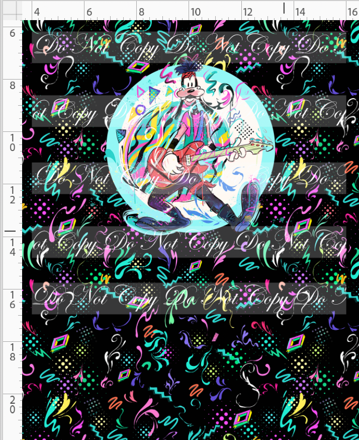 Artistic 80s-Panel-Black-Goof-child
