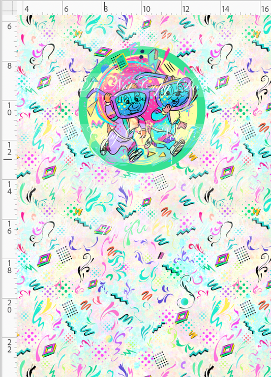 Artistic 80s-Panel-Light Pastel-Chipmunk-child