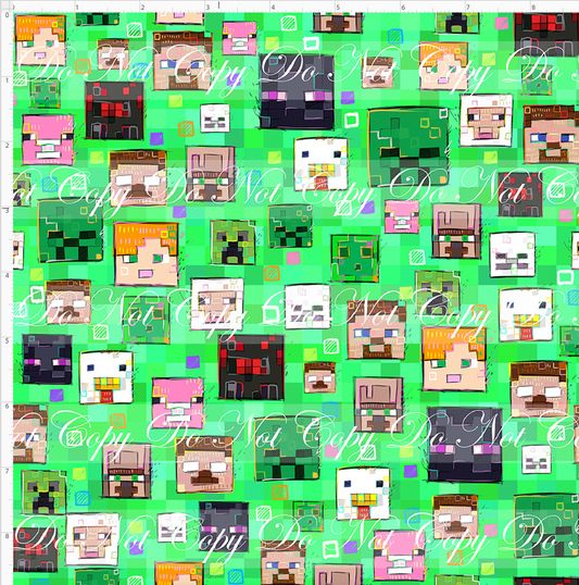 Artistic Miners - Heads - Green - small scale