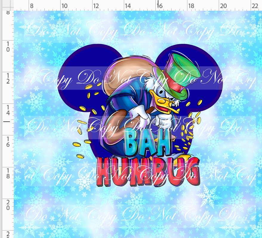 Bah humbug - panel - duck - light - adult