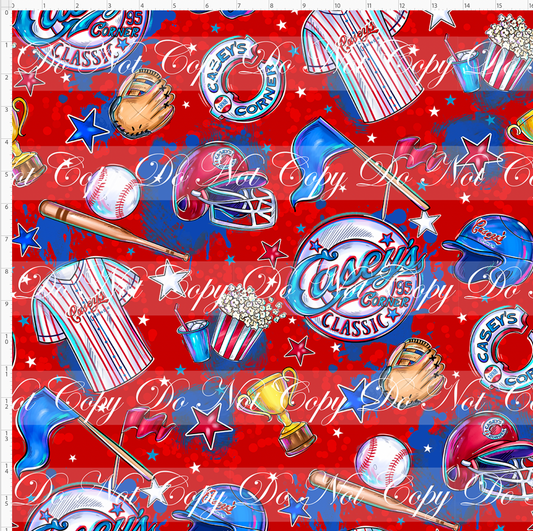 Baseball Dream Team - elements - red - large scale