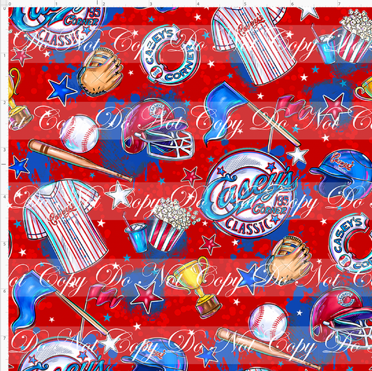 Baseball Dream Team - elements - red - small scale