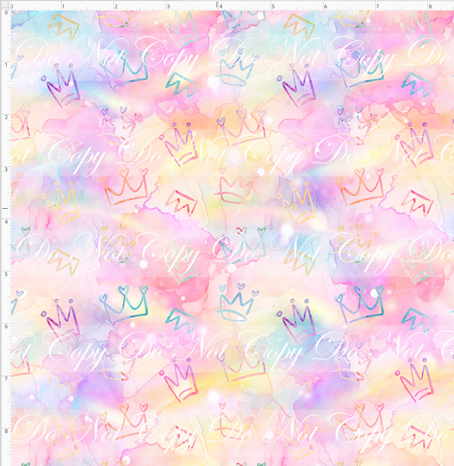 Beneath the Waves - Background - Blue - Small Scale