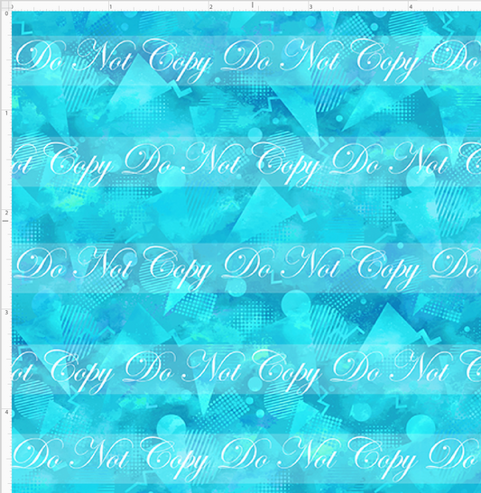 Beneath the Waves - Background - Teal - Small Scale