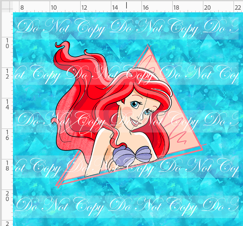 Beneath the Waves - Panel - ADULT - Teal