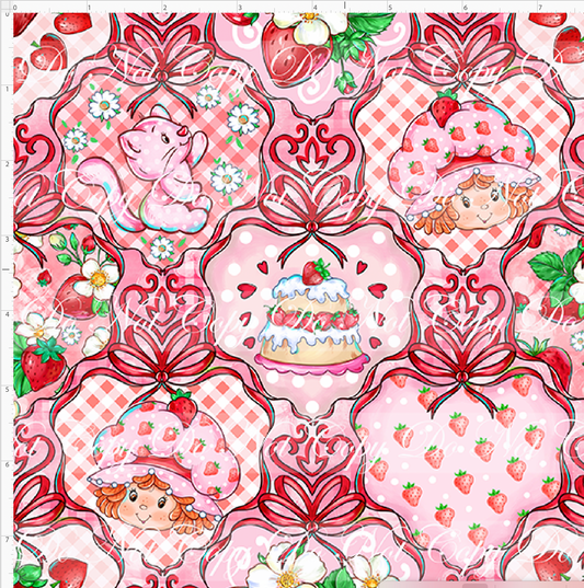 Berry Sweet Days - damask - pink - small scale