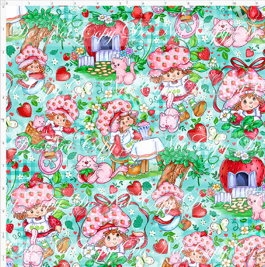 Berry Sweet Days - individual - teal - regular scale