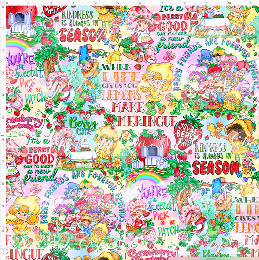 Berry Sweet Days - words - rainbow - regular scale