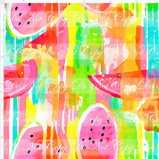 Bold Florals - Neon - Watermelons - REGULAR SCALE