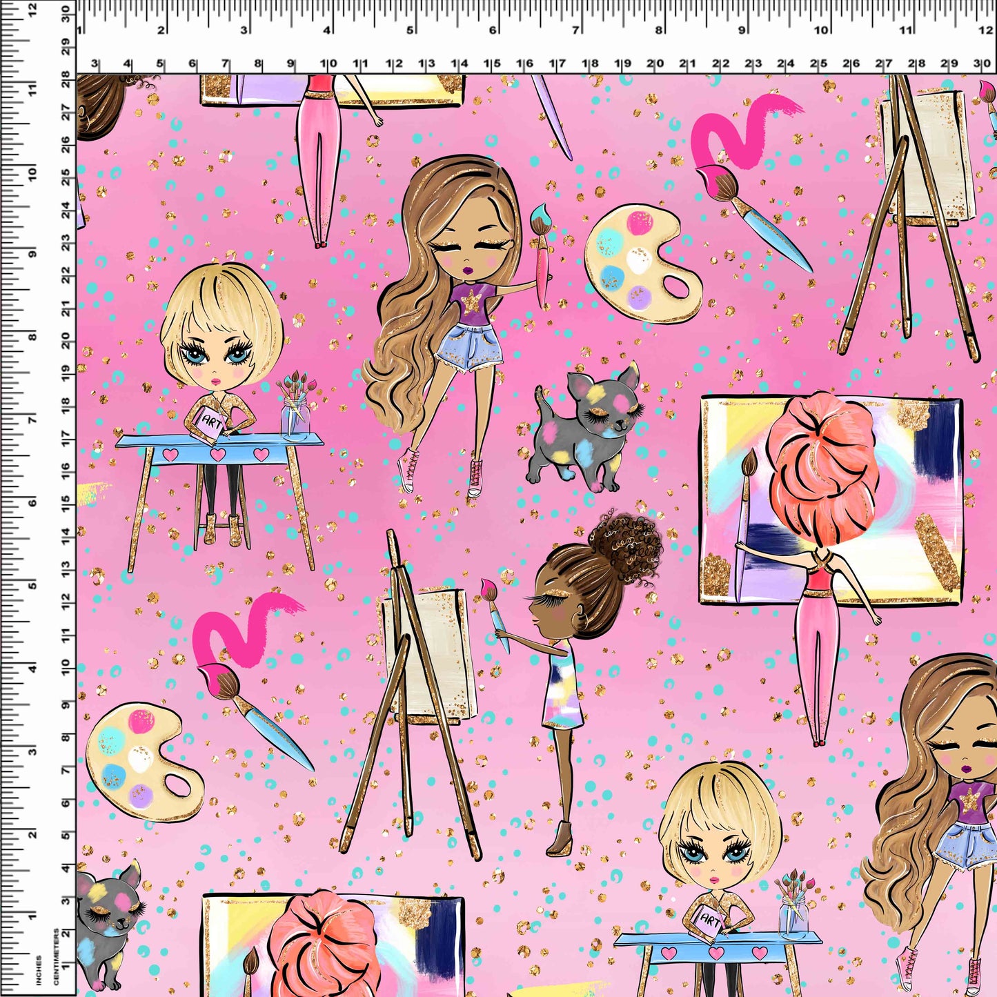 Art Class - Pink Art Studio