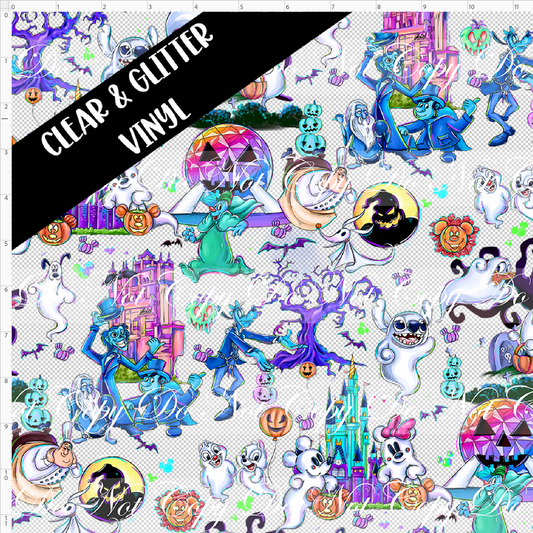 Boo-tiful Spirits - Main - Regular Scale - CLEAR & GLITTER VINYL