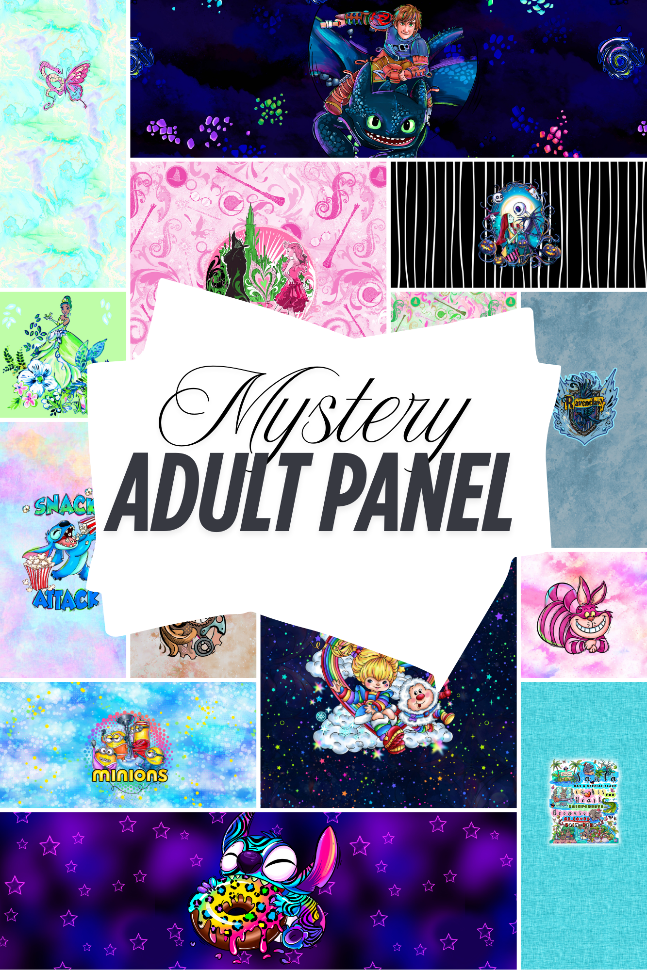 BLACK FRIDAY MYSTERY SALE 11/26 - MYSTERY ADULT SIZE PANEL (OSP)