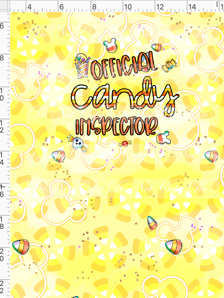 Candy Corn Friends-Panel-Candy Inspector-yellow-child