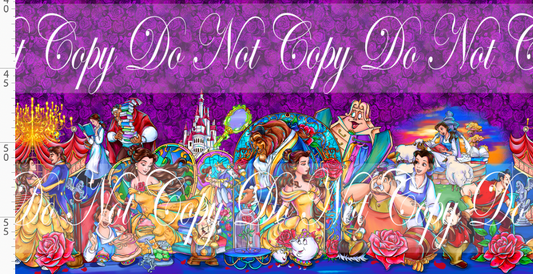 Castle of Roses - Double Border - Fuchsia Roses