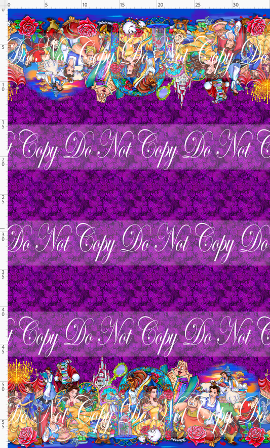 Castle of Roses - Double Border - Fuchsia Roses