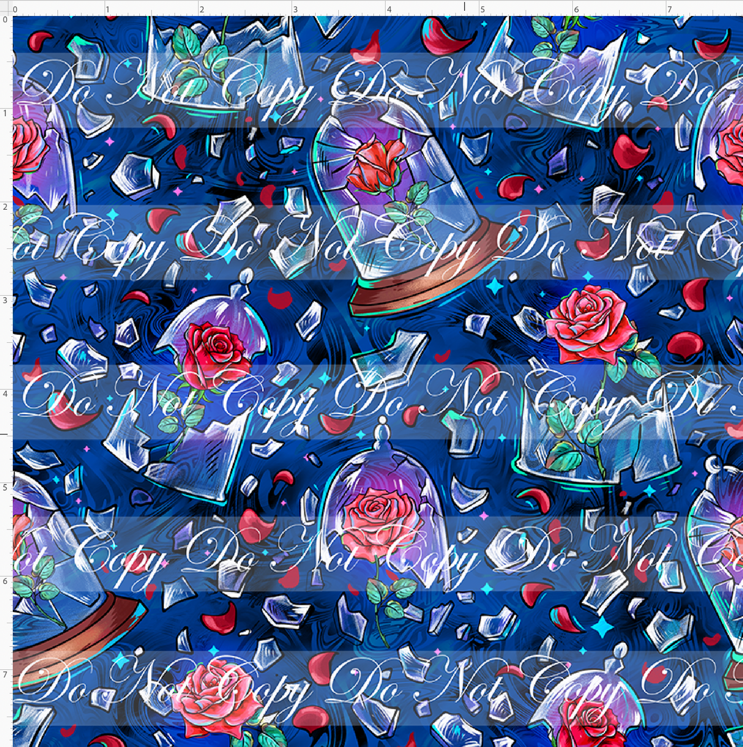 Castle of Roses - The Rose Coordinate - Dark Blue