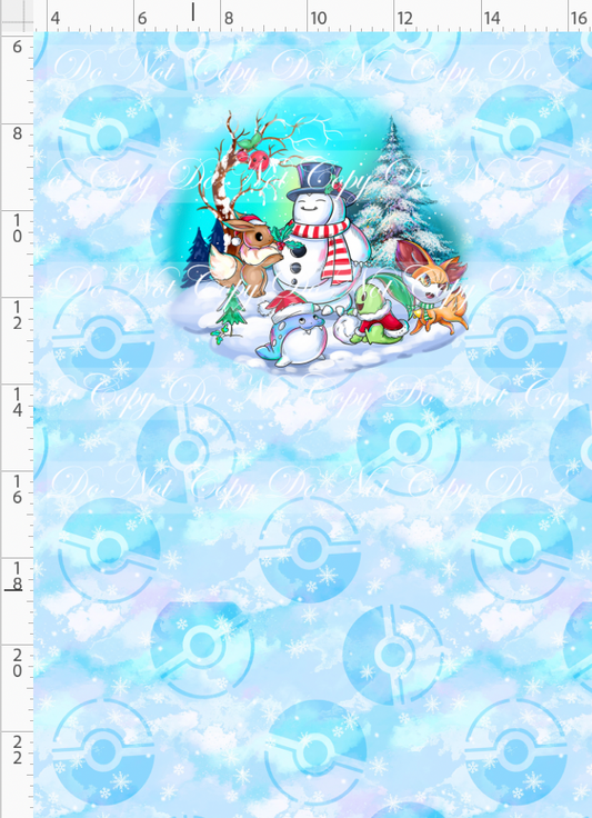 Christmas Critters - Panel - Snowman - Child