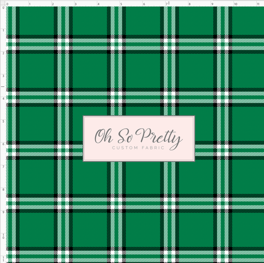 Christmas Mouse Classic-Green Plaid