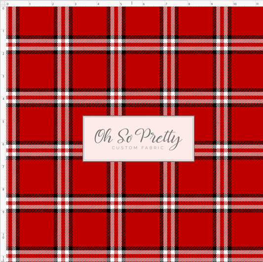 Christmas Mouse Classic-Red Plaid