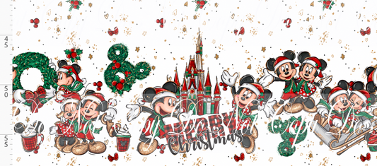 Christmas Mouse Classic-double border