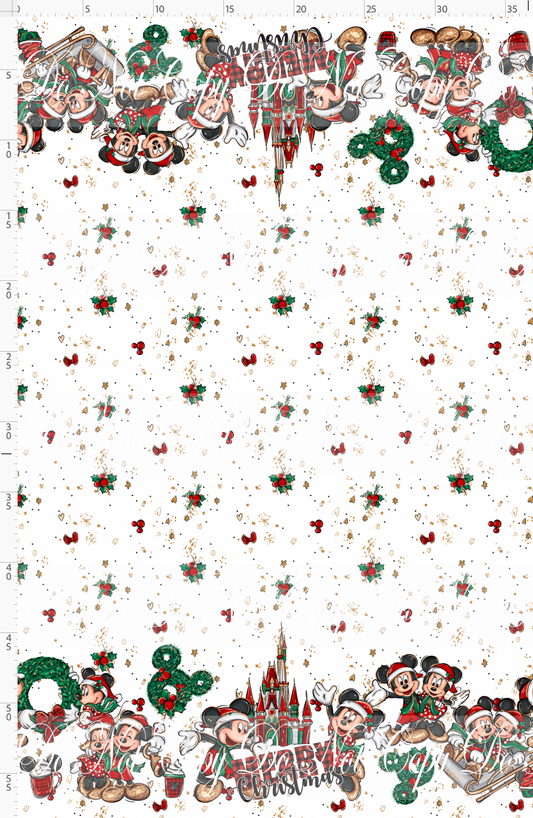 Christmas Mouse Classic-double border