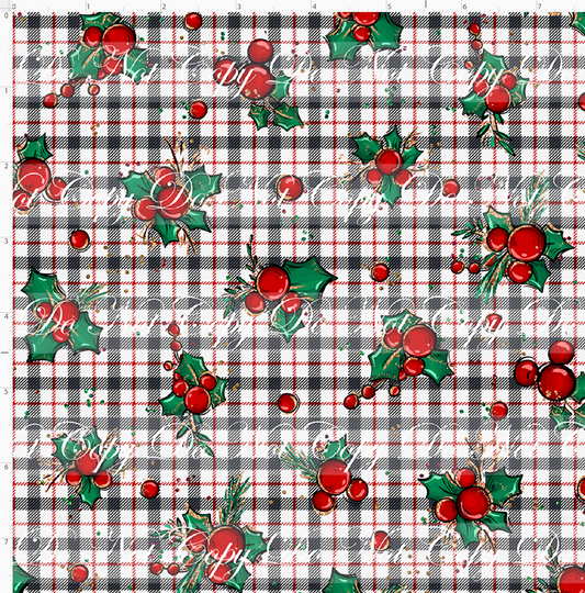 Christmas Mouse Classic-holly-plaid-small scale