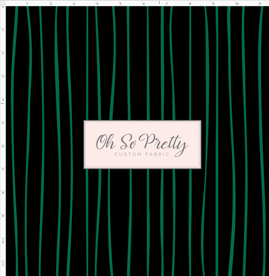 Christmas Town - Jack Stripe - Green Black
