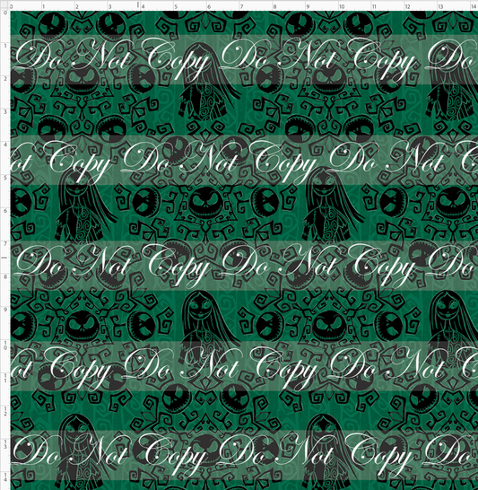 Christmas Town - damask - Regular Scale