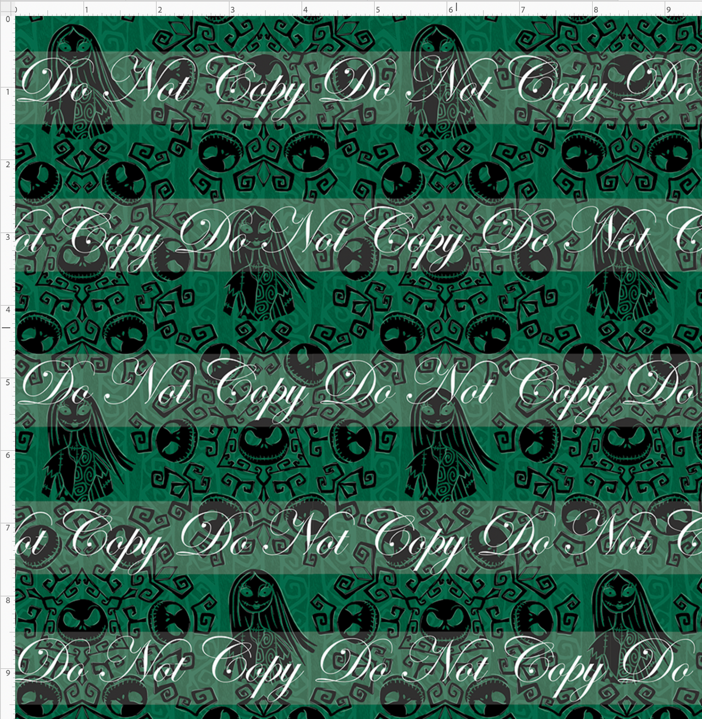 Christmas Town-damask-Small Scale