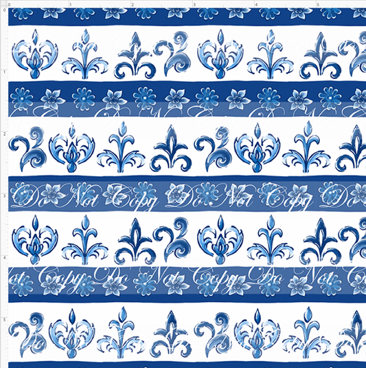 Citrus Sol - Blue rows - Small Scale