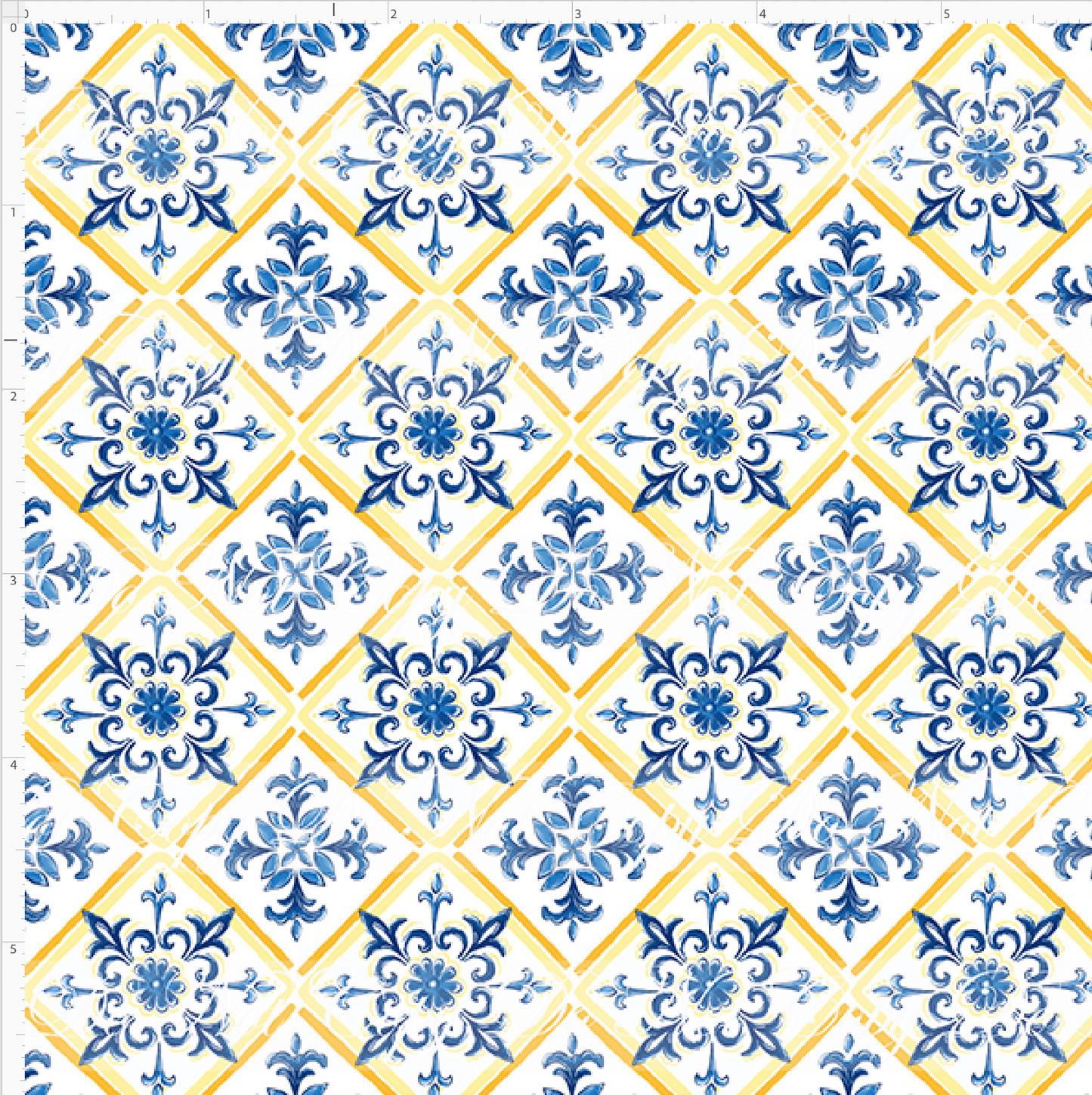 Citrus Sol - Geometric Yellow - Small Scale