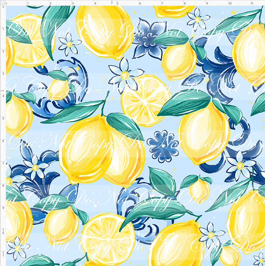 Citrus Sol - Light Blue Lemons - Regular Scale