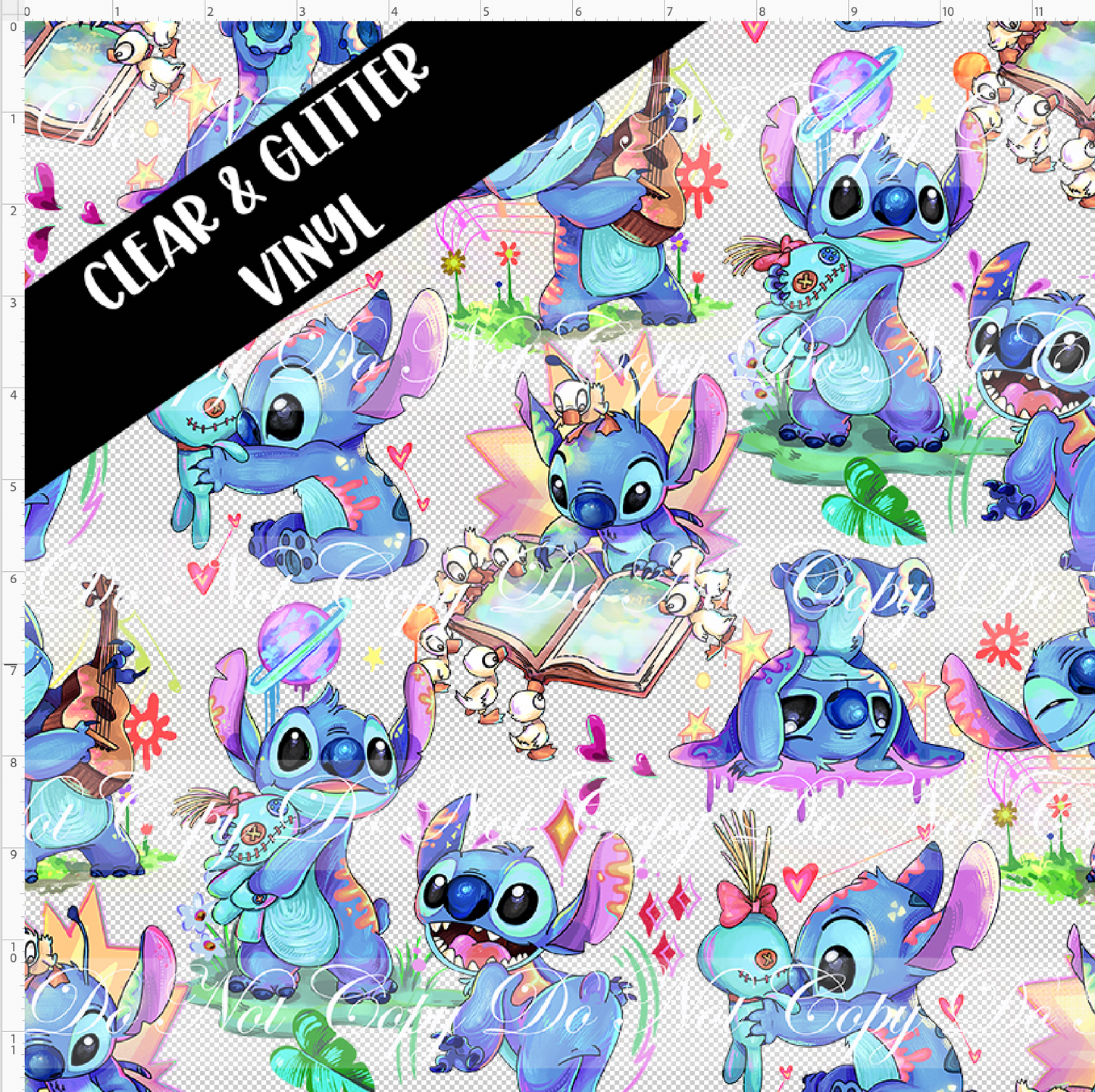 Cosmic 626 - 626 only - Regular scale - CLEAR & GLITTER VINYL