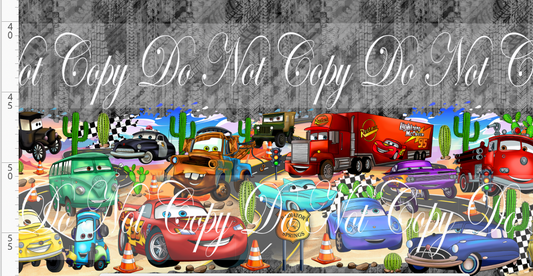 Cozy Cone Nights - Double border - grey tire marks