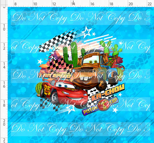 Cozy Cone Nights - panel - duo - blue - adult